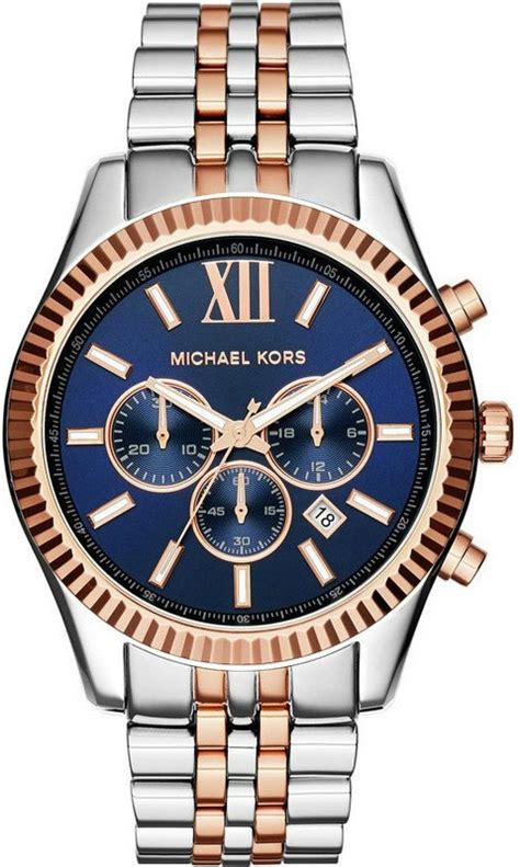 michael kors blue watch uk|michael kors men watches blue.